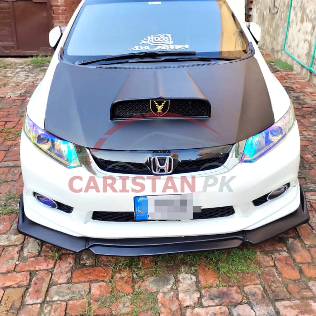 Universal Sedan Front Bumper Splitter 3 Piece