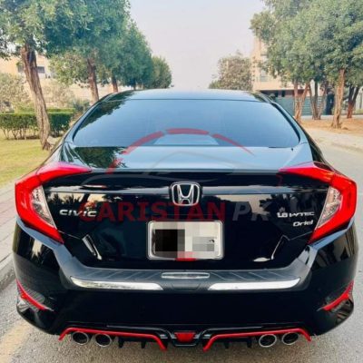 Honda Civic Redline Bumper Diffuser 2016-21