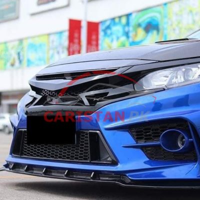 Honda Civic X Style Grille Gloss Black 2016-21