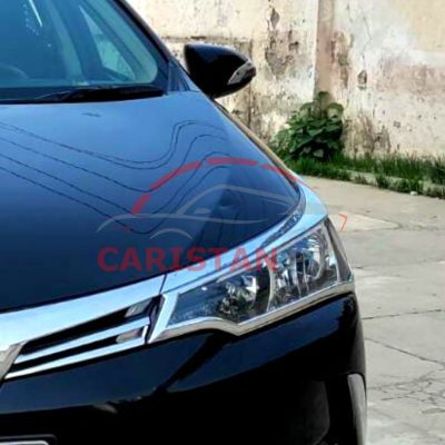 Toyota Corolla Headlight Backlight Chrome Cover Set 2017-23