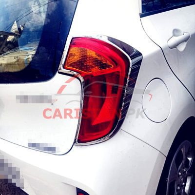 KIA Picanto Headlight Backlight Chrome Cover Set