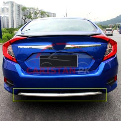 Honda Civic Bumper Chrome Garnish 2016-21