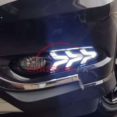 Honda Vezel V3 Arrow Style Fog Lamp DRL Cover