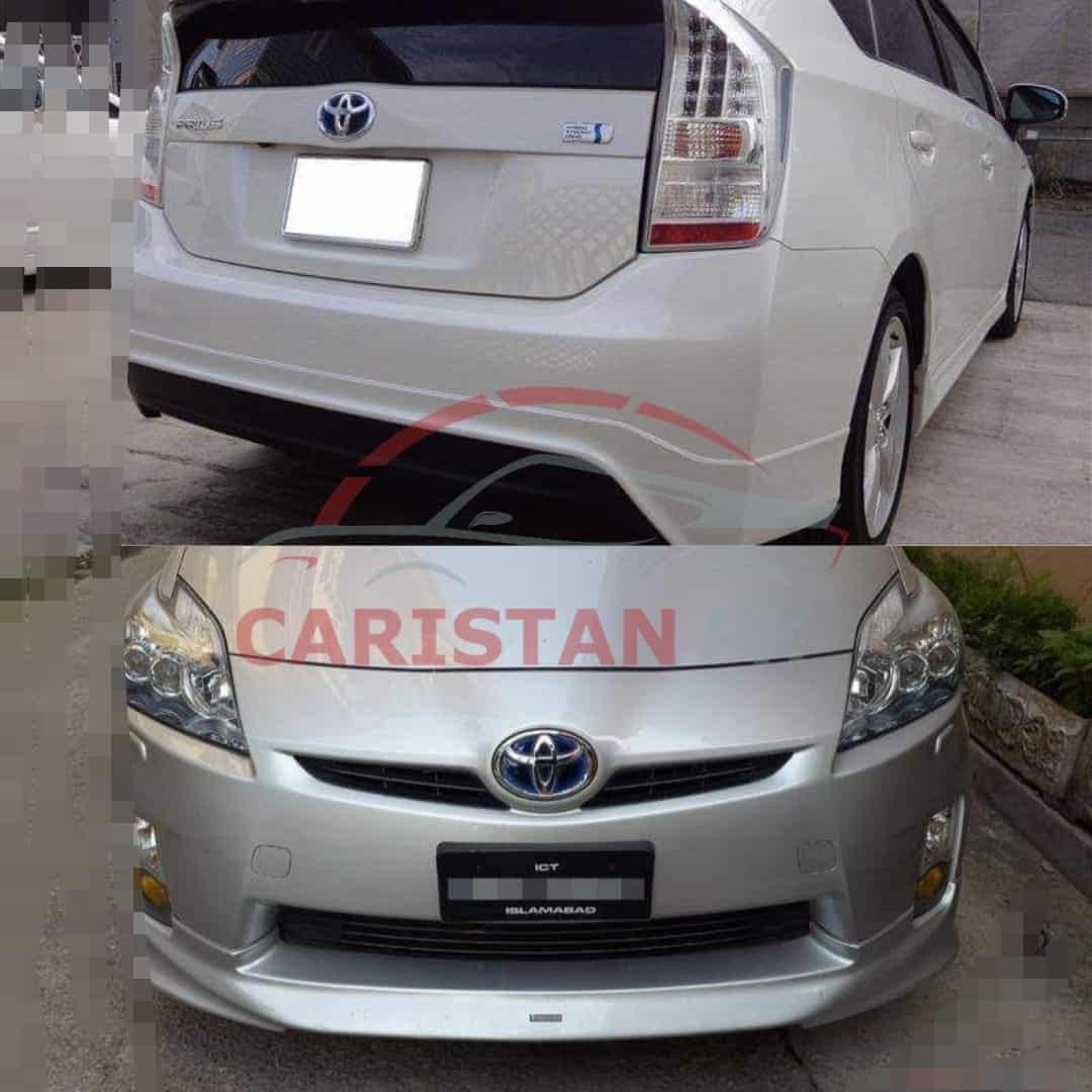 Unpainted Toyota Prius Fiber Glass Body Kit 2010-17 2 Pc