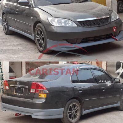 Unpainted Honda Civic High-Grade Fiber Glass Body Kit 2001-05 4Pc