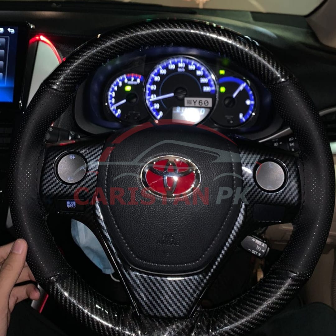 Universal Premium Carbon Fiber Steering Cover