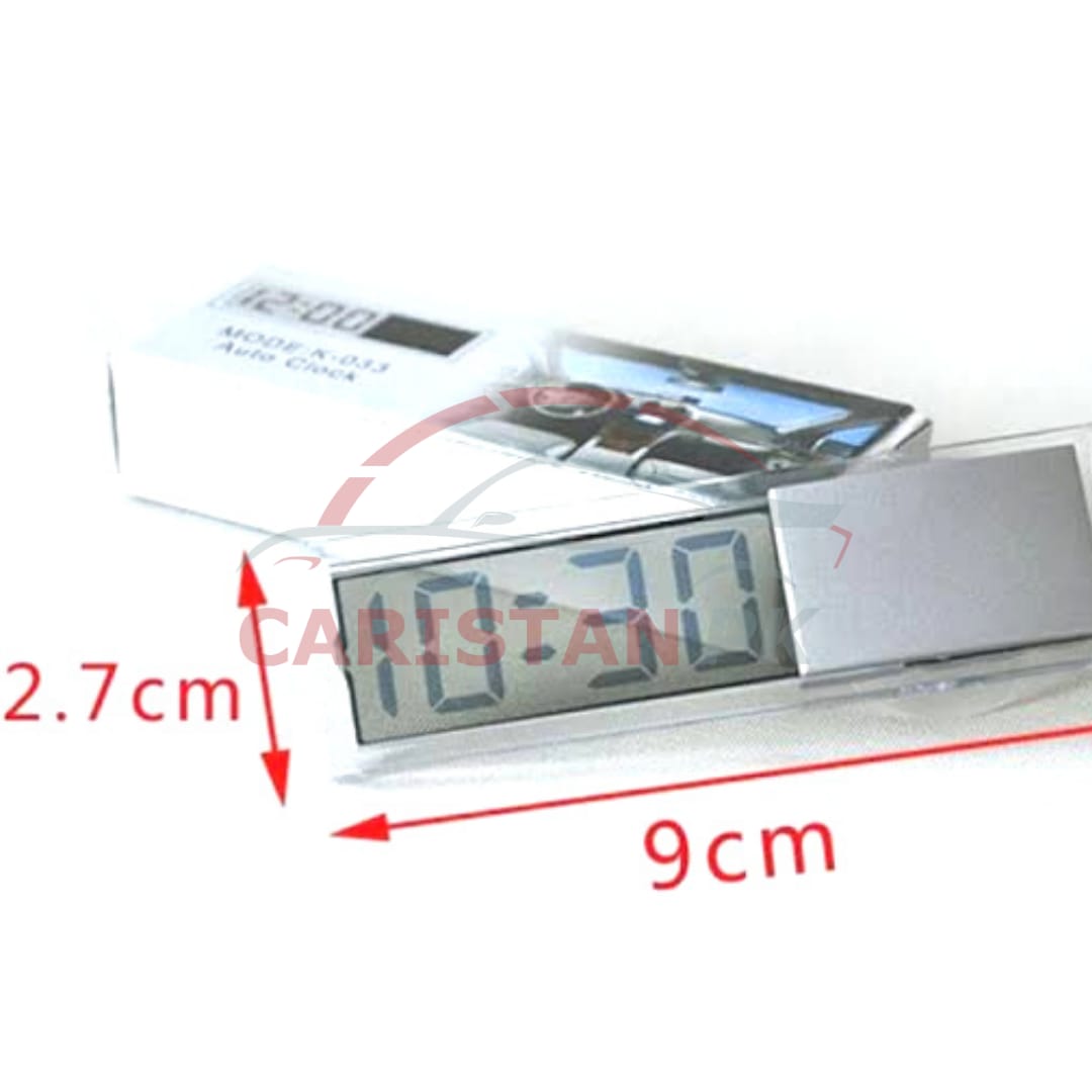 Vehicle Multi-Function Digital Electronic Clock With Suction Cup