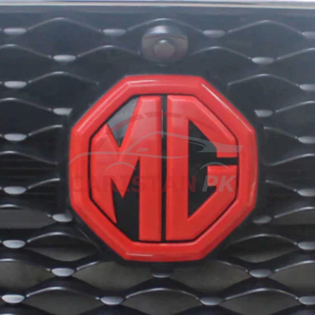 MG HS Front and Rear Monogram Red 2 Pcs