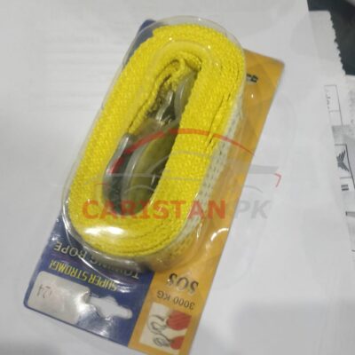 Car Tow Rope Cable Towing Strap With Hooks 9 Feet Long