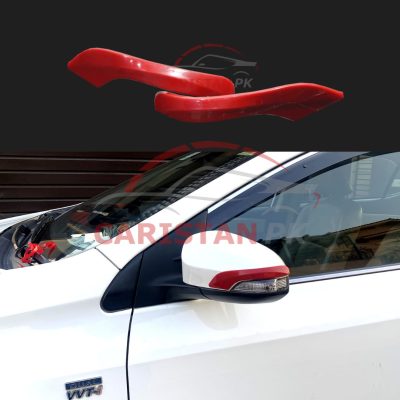 Toyota Corolla Axio Side Mirror Trims Red 2014-22