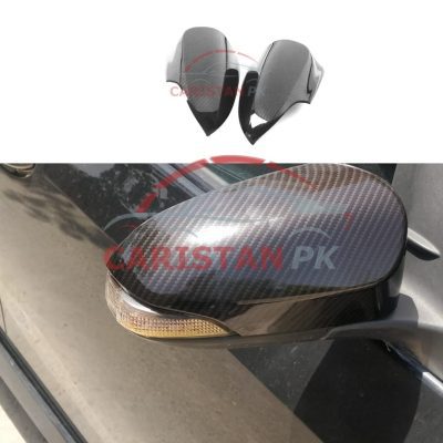Toyota Corolla Axio Carbon Fiber Side Mirror Cover 2014-22