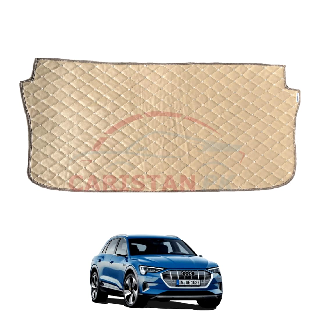 Audi E Tron 7D Trunk Protection Mat Beige