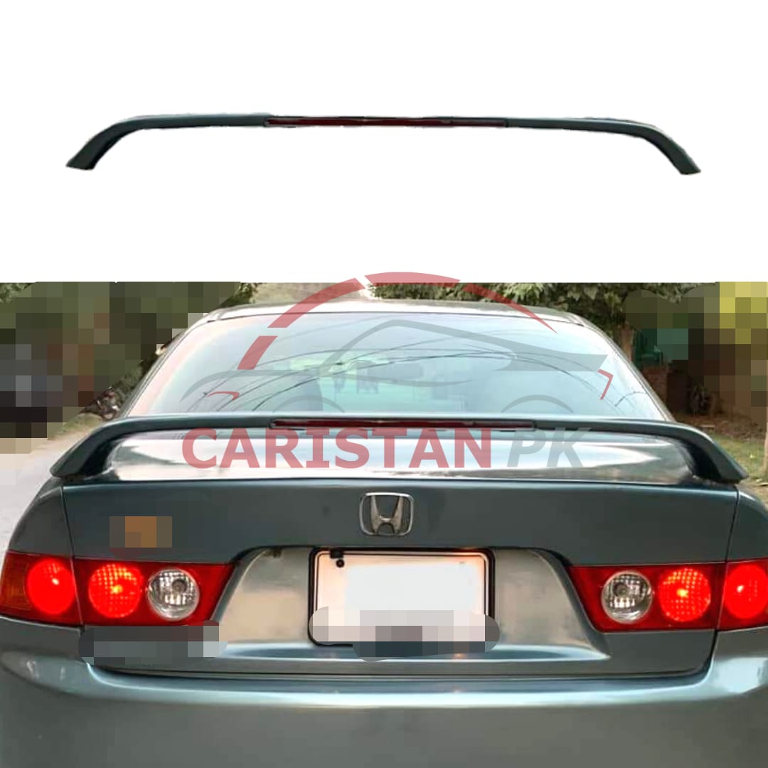 Unpainted Honda Accord Trunk Spoiler With LED Light 2002-06