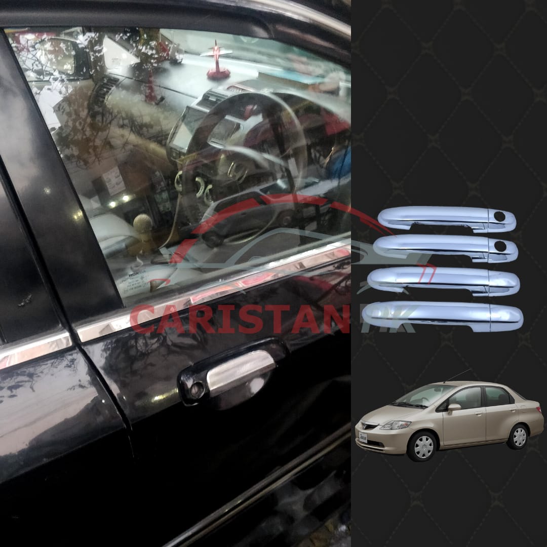 Honda City Chrome Door Handle Covers 2004-06 Model