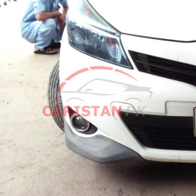 Toyota Vitz DLAA Chrome Fog Lamp Bumper Light 2011-16 1