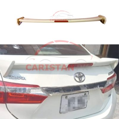 Unpainted Toyota Corolla TRD Trunk Spoiler With Light 2014-22 Model