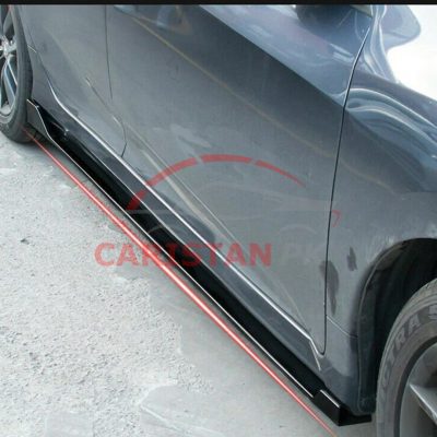 Honda Civic X Side Skirts Side Splitter Canards Matt Black