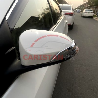 Toyota Vitz Side Mirror Chrome Trim 2011-23