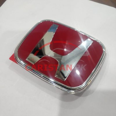 Honda Civic Rebirth Front Monogram Red Chrome