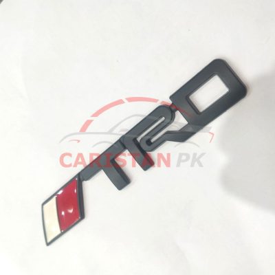 TRD Car Emblem Black