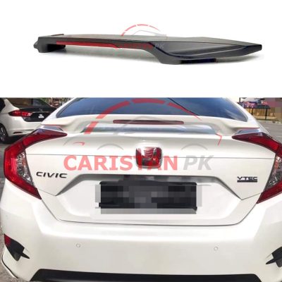 Unpainted Honda Civic X Modulo Spoiler 2016-21 Model