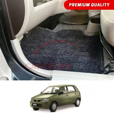 Suzuki Alto Premium Carpet Floor Mats Black Grey 2000-08