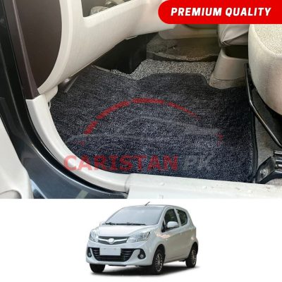 Prince Pearl Premium Carpet Floor Mats Black Grey