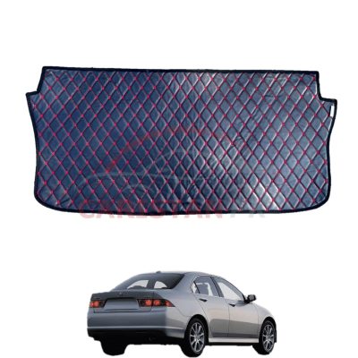 Honda Accord 7D Trunk Protection Mat Black With Red Stitch 2002-2006
