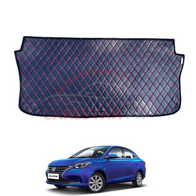 Changan Alsvin 7D Trunk Protection Mat Black With Red Stitch