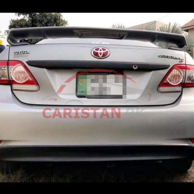 Unpainted Universal Sedan Trunk Spoiler U Shape With Brake Light