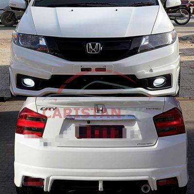 Unpainted Honda City High-Grade Fiber Glass Sports Body Kit 4 Piece 2009-21