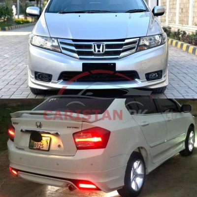 Unpainted Honda City High-Grade Fiber Glass Modulo Body Kit 4 Piece 2009-21