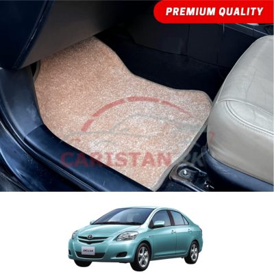Toyota Belta Premium Carpet Floor Mats Beige 2006-15