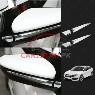 Honda Civic Chrome Side Mirror Cover Trim 2016-21