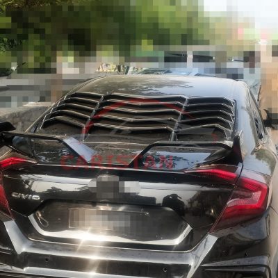 Honda Civic Louver Back Screen Rack Evo Style 2016-21