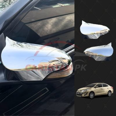Toyota Yaris Batman Style Chrome Side Mirror Cover