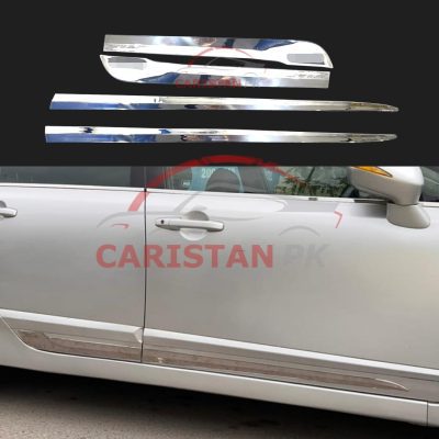 Honda Civic Reborn Door Lower Steel Chrome Moulding