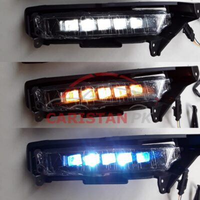 Honda HRV Front Bumper Neon Style 3 In 1 DRL