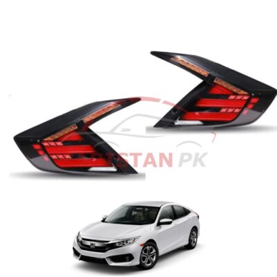 Honda Civic Lava Rear Lamps Smoke 2016-21