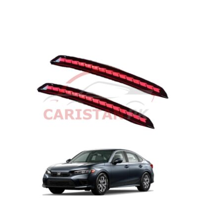 Honda Civic Rear Bumper Reflector Smoke V2 2022 Model & Onwards