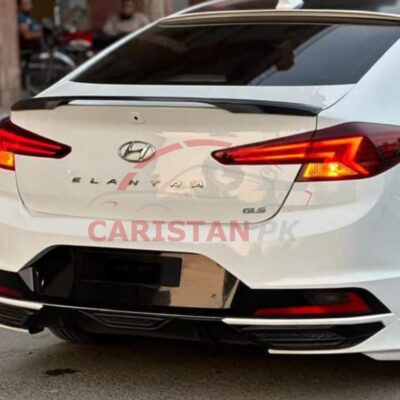 Unpainted Hyundai Elantra ABS Plastic Trunk Spoiler Design A