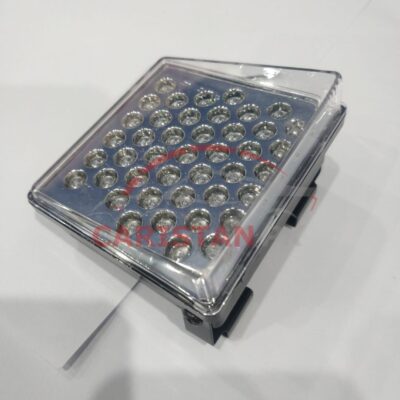 Universal Flashing LED Square Transparent Brake Light
