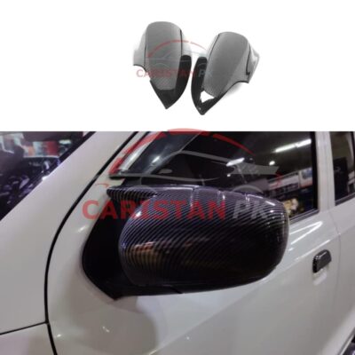 Suzuki Alto VXL Batman Style Side Mirror Cover Carbon Fiber