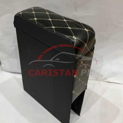 Suzuki Alto Custom Fit Armrest Black With Beige Stitch 2000-08