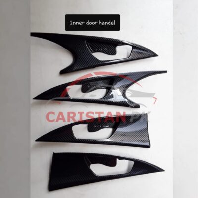 Honda Civic X Carbon Fiber Inner Door Lock Trim 2016-21