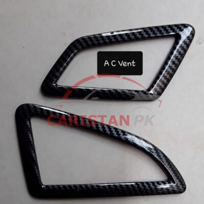Honda Civic X AC Vents Carbon Fiber Trim 2016-21