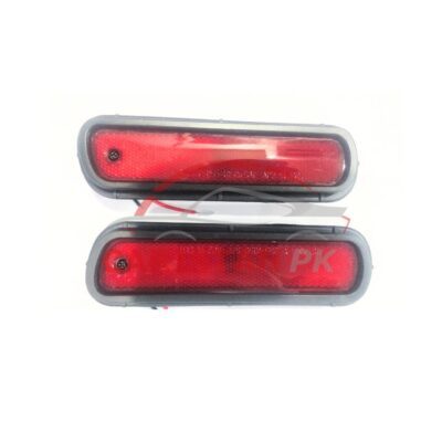 JDM Style Bumper Reflector Rear Marker Lamps Red Color