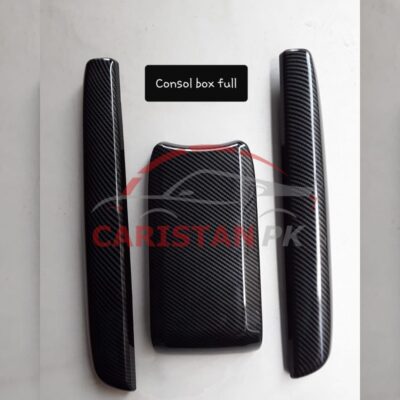 Honda Civic X Carbon Fiber Arm Rest Console Trim 2016-21
