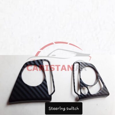 Honda Civic X Multimedia Steering Controls Carbon Fiber Trim 2016-21