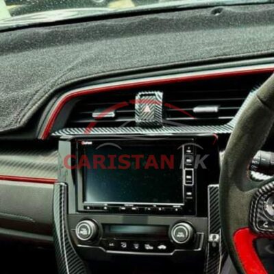 Honda Civic X AC Vents Carbon Fiber Trim 2016-21